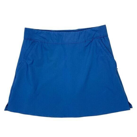 COLUMBIA PFG Cargo Skort Women Small Blue Golf Tennis Athletic Performance Skirt - Picture 2 of 13